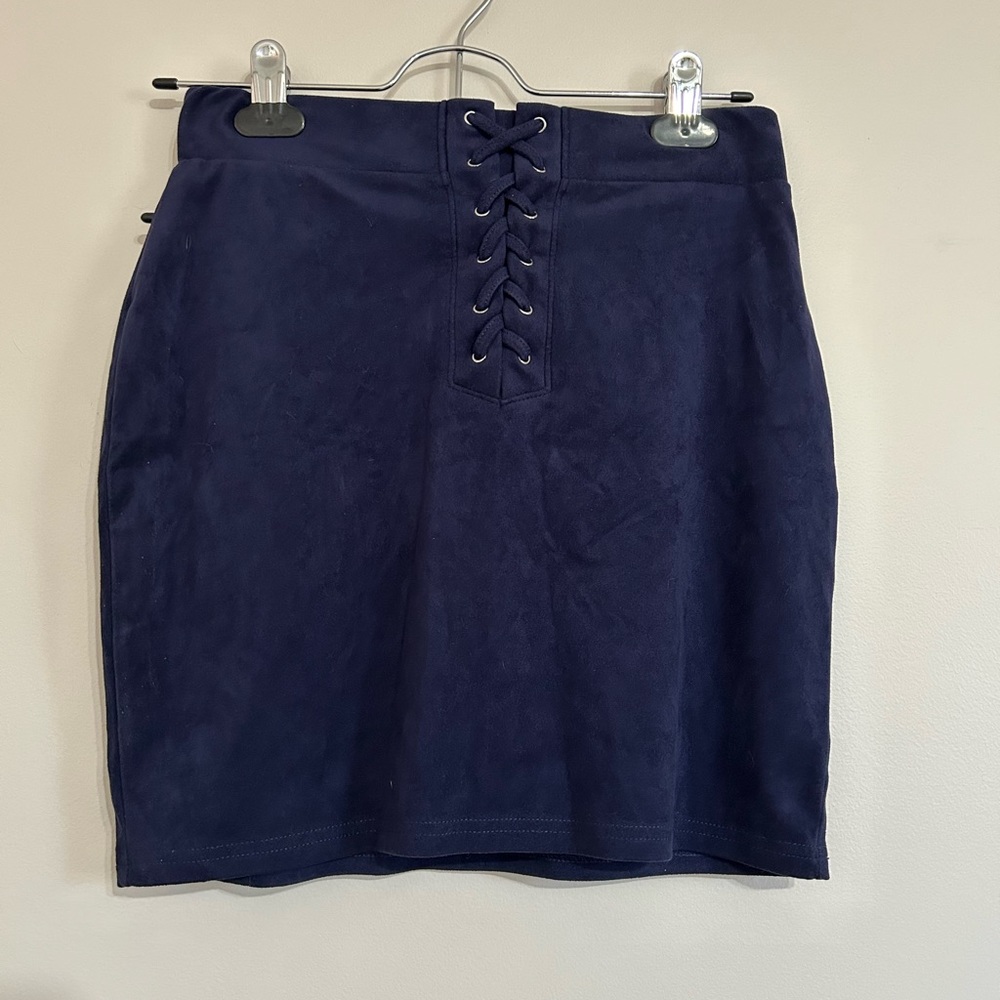 Blue Mini Skirt